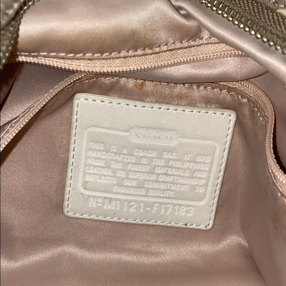 Tan Coach Purse - Picture 3 of 3